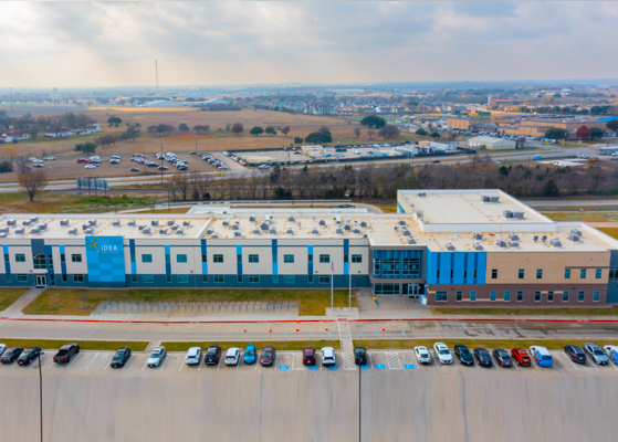 Aerial view of the IDEA Southeast School