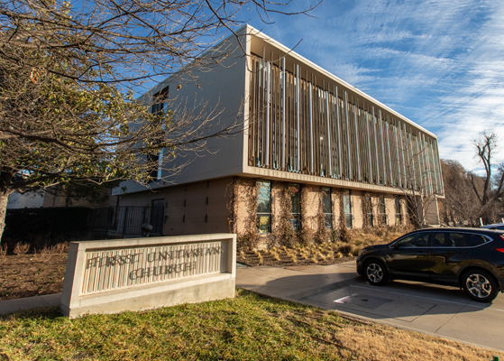 Exterior view of the First Unitarian Church of Dallas